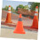 2Pcs Reflective Collapsible Traffic Cones Portable Multi-Function Safety Cones For Vehicle Direction Parking Training 2