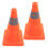 2Pcs Reflective Collapsible Traffic Cones Portable Multi-Function Safety Cones For Vehicle Direction Parking Training 1