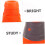 2Pcs Reflective Collapsible Traffic Cones Portable Multi-Function Safety Cones For Vehicle Direction Parking Training 4