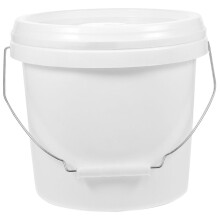 Paint Bucket with Lid Lightweight Color Mixing Container For Outdoor Use 24.5 X 24.5 Cm Painting Projects And Storage
