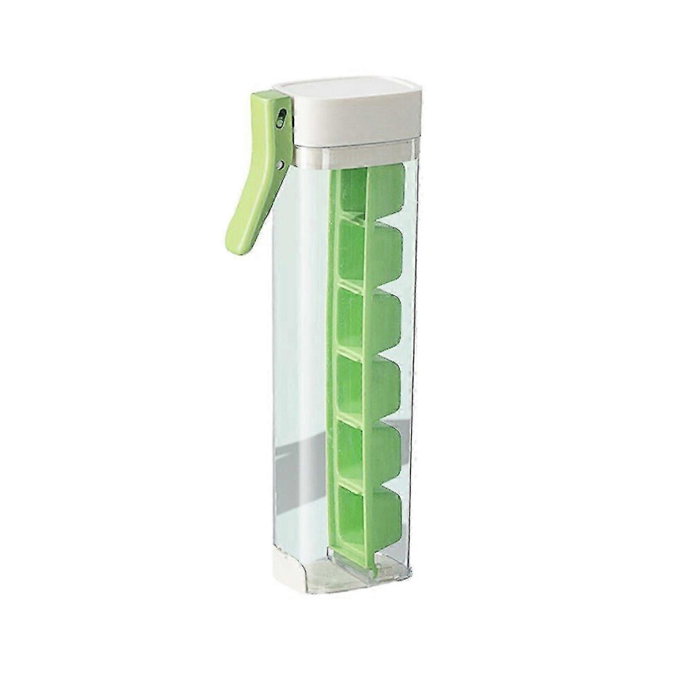 (Green) Mini Ice Cube Trays, 6 Square Ice Cube Molds for Frozen Drinks, Juice, Whiskey, Cocktails^ccgv2-image-OPC-PKSNBDG-NEW