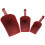 3Pcs Brown Plastic Soil Scoops Durable Garden for Home Use 10