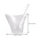 50 Sets Clear Plastic Mousse Cups For Pudding Jelly Ice Cream Storage 8