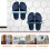 4Pcs Shoe Rack Wall Mounted Adhesive Slipper Storage for Home Use 7