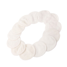 20 stuks 8 cm dubbellagige bamboevezel make-upverwijderingspads