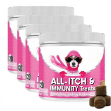 (4PCS)1-5X NutriPaw All-Itch Immunity Treats For Dogs - Soothe Itchy Paws, Eyes, Ears, Skin