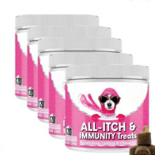 (5PCS)1-5X NutriPaw All-Itch Immunity Treats For Dogs - Soothe Itchy Paws, Eyes, Ears, Skin