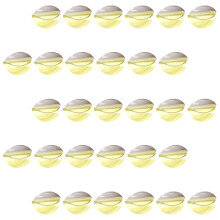 100 stuks dubbelzijdige stickers voor DIY-sieraden, ronde plakband