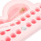 Pink Baby Teeth Collector ABS Plastic Storage Box Compact Design 7