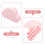 Pink Baby Teeth Collector ABS Plastic Storage Box Compact Design 8