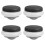 4 palette cup, kunststoff mit , für ölfarben 8