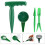 8Pcs Green Plastic Seed Tool 5-Gear Adjustable Garden Planter 4
