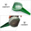 8Pcs Green Plastic Seed Tool 5-Gear Adjustable Garden Planter 10