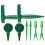 8Pcs Green Plastic Seed Tool 5-Gear Adjustable Garden Planter 3