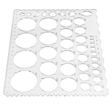 quilling liniaal plastic sjabloon meetgereedschap geometrisch