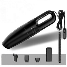 (As show, One size) A cordless handheld vacuum cleaner, 5500Pa suction power, USB charging (1988 upgrade vacuum cleaner (wired black))