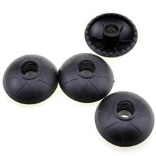 20Pièces Accessoires Randonnée Noir Embouts Bâtons Anti-Enfoncement