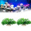 mini artificial grass aquarium decoration small green plastic plants 11