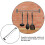 Heavy Duty Kitchen Hook Grey Wall-Mount Hook for Utensils 9