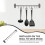 Heavy Duty Kitchen Hook Grey Wall-Mount Hook for Utensils 10