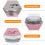 2 Pcs Airtight Castor Tabletop Seasoning Container 10