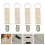 4 decoratieve hoedclips, draagbare tasclips 2