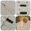 4 decoratieve hoedclips, draagbare tasclips 6