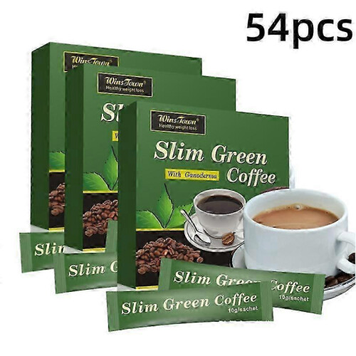 (54pcs/3bags)18-54pcs Green Coffe Green Slim Coffee with Ganoderma Control Weight-Loss New
