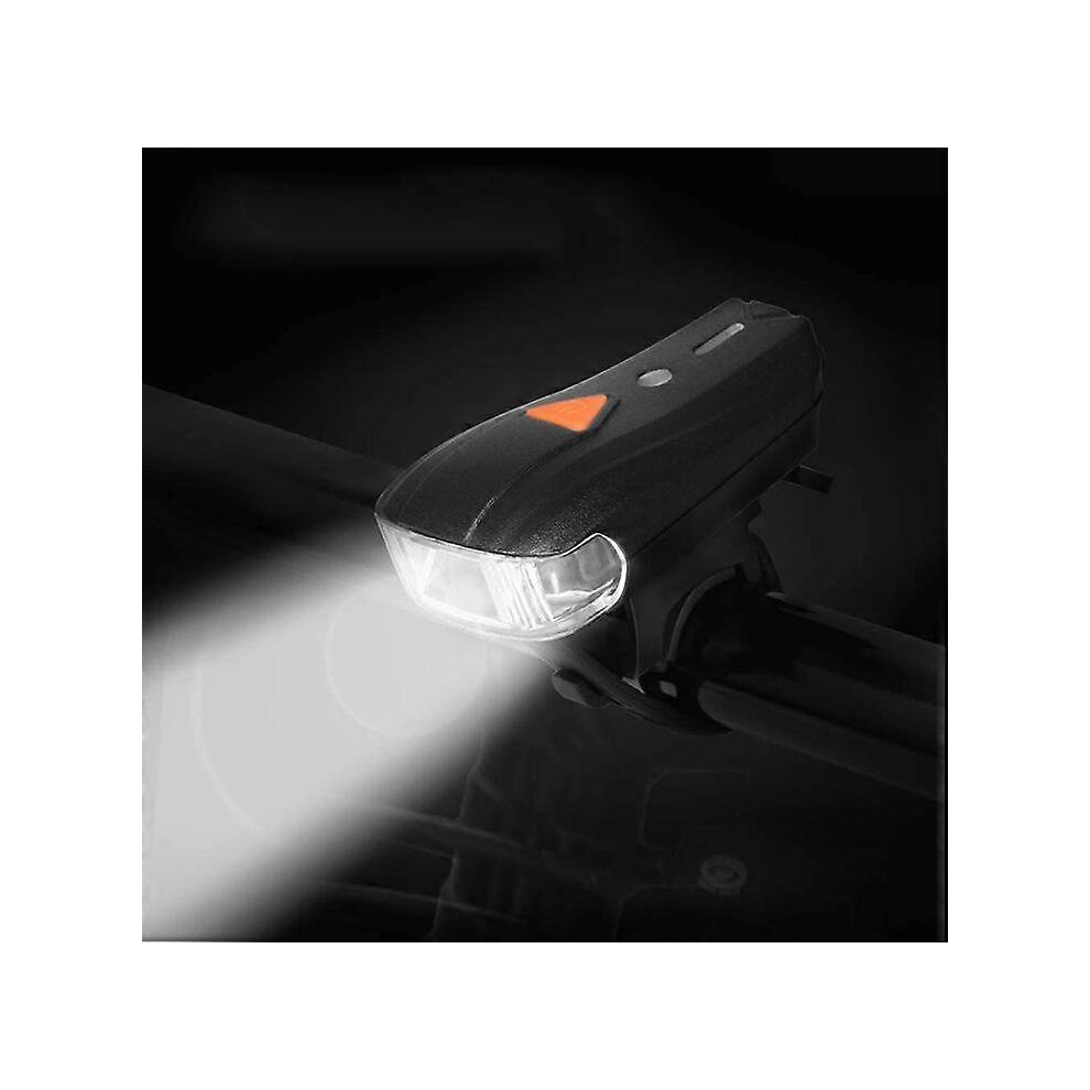 Kikidex (As Show, One Size) Usb Rechargeable Waterproof Bicycle Headlight, Intelligent Induction Vibration Sensitive-Headlight (Single Pack)