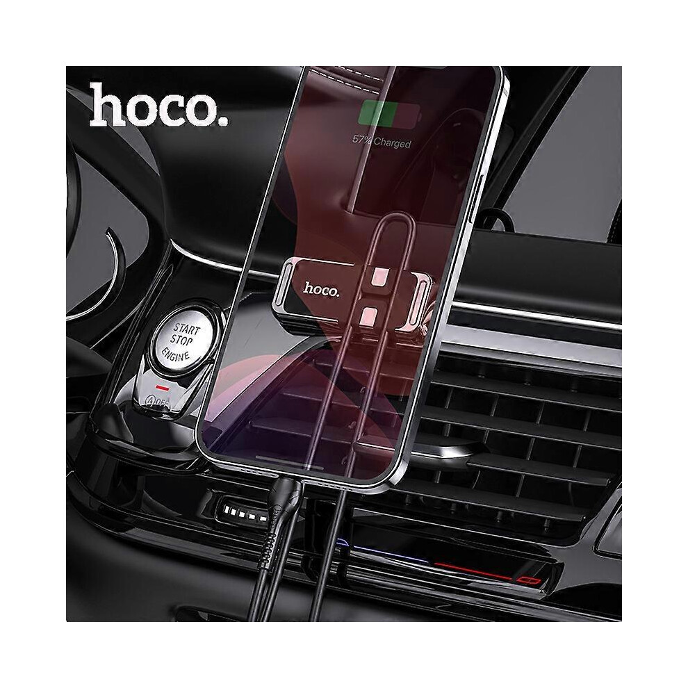 Kikidex (As Show, One Size) Hoco. Ca77 Carlo Winder Magnetic Suction Bracket Mobile Phone Data Cable Surrounding Portable Car Navigation Bracket