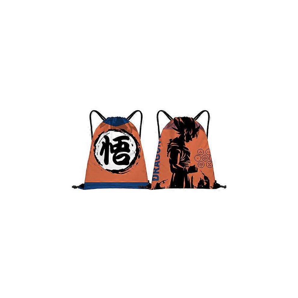 Kikidex (As Show, One Size) Girls Cute Drawstring Backpack Sports Bag Sports School Waterproof Rope Bag 15.3 X 12.5 Dragon Ball Satoru