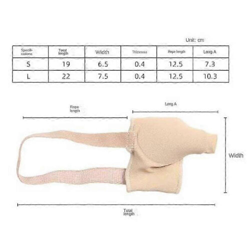 (noir-L)Orthèses orthopédiques pour petits orteils, correcteur de valgus 2