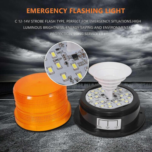 2 X Led Beacon Strobe Notfall Blinklicht Warnung Lampe Lkw 12v 24v 2