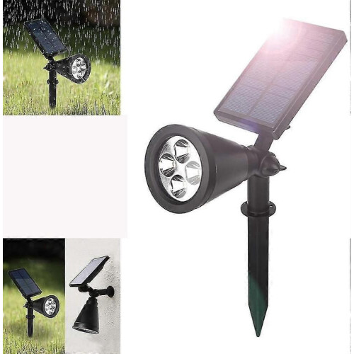 Ηλιακός λαμπτήρας φυτών LED, με ρυθμιζόμενο εύκαμπτο ηλιακό φως 90 μοιρών, με 4 φώ 1