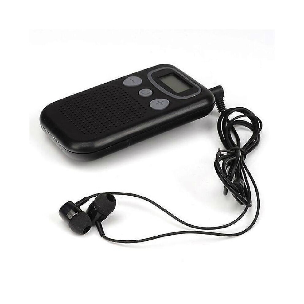 Sound Amplifier - Pocket Sound Voice Enhancer Device with Duo Mic/Ear Plus Extra Headphone and Microphone Set, Personal Hearing Amplifier Device