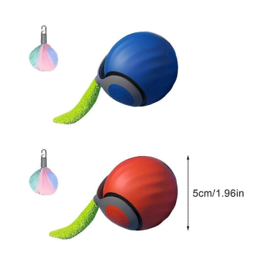 (Μπλε)Speedy Tail 2.0, Παιχνίδι γάτας Speedy Tail, Διαδραστικό παιχνίδι γάτας USB για εσωτερι 1