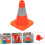 Traffic Cone Reflective Parking Cone For Outdoor Use, Construction Sites, Driving Training 5