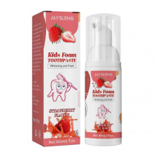 JAYSUING 60ml Kids Foam Toothpaste Teeth Whitening Repair Mousse Gums Protection Tooth Decay Prevention
