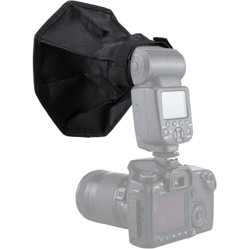 Speedlight Diffuser Foldable Softbox Reflector 20/30cm for Speedlights Softening Harsh Flash Photo Studio Equipment 1