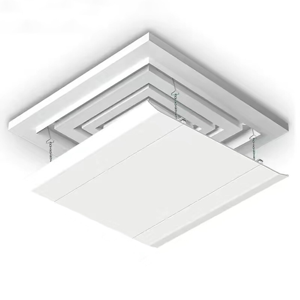 Adjustable Air Conditioner Vent Deflector White 45Cm Universal Airflow Redirector With Anti-Dust Filter 9084446147278