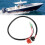 Outboard Engine Start Switch Push Button, Marine Waterproof ABS Boat Key Switch, Boat Start Control, Keyed And Keyless 5