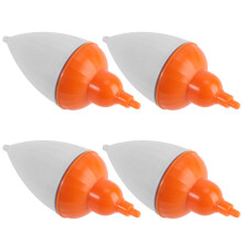 1 set 4 fischereiblachen abs, rund, weiß, 50 g