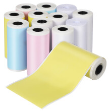 Thermal Sticker Paper Multi Color Clear Printing Easy To Use