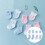 4 paar babysocken für neugeborene 4