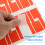 20 / 600 zelfklevende scheurresistente kabellabels 10