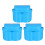 3Pcs Denture Storage Case Orthodontic Box For Oral Hygiene 2