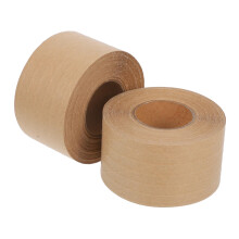 Water Activated Reinforced Gummed Paper Tape 2-Pack Heavy-Duty Packing Tape For Shipping Boxes Odorless And Safe Adhesive