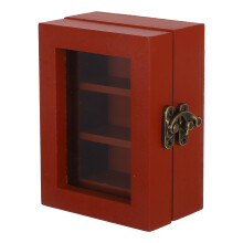 mini holzbücherregal für mini- – vintage deko für büchernarr