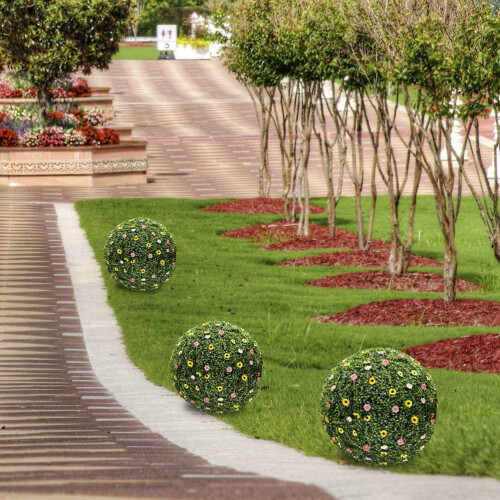 2 Stuks Decoratieve Grassbalrek Bruiloft Bloemenschikkingplank 2