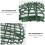 2 Stuks Decoratieve Grassbalrek Bruiloft Bloemenschikkingplank 11